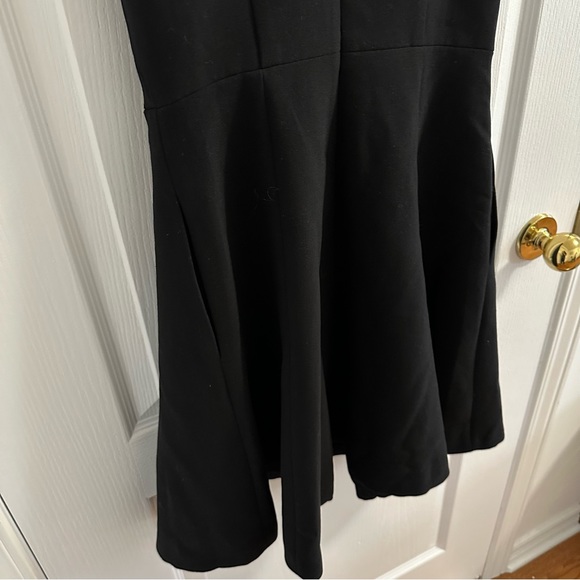Club Monaco Lily Sleeveless Fit & Flare Black Dress - Picture 7 of 12